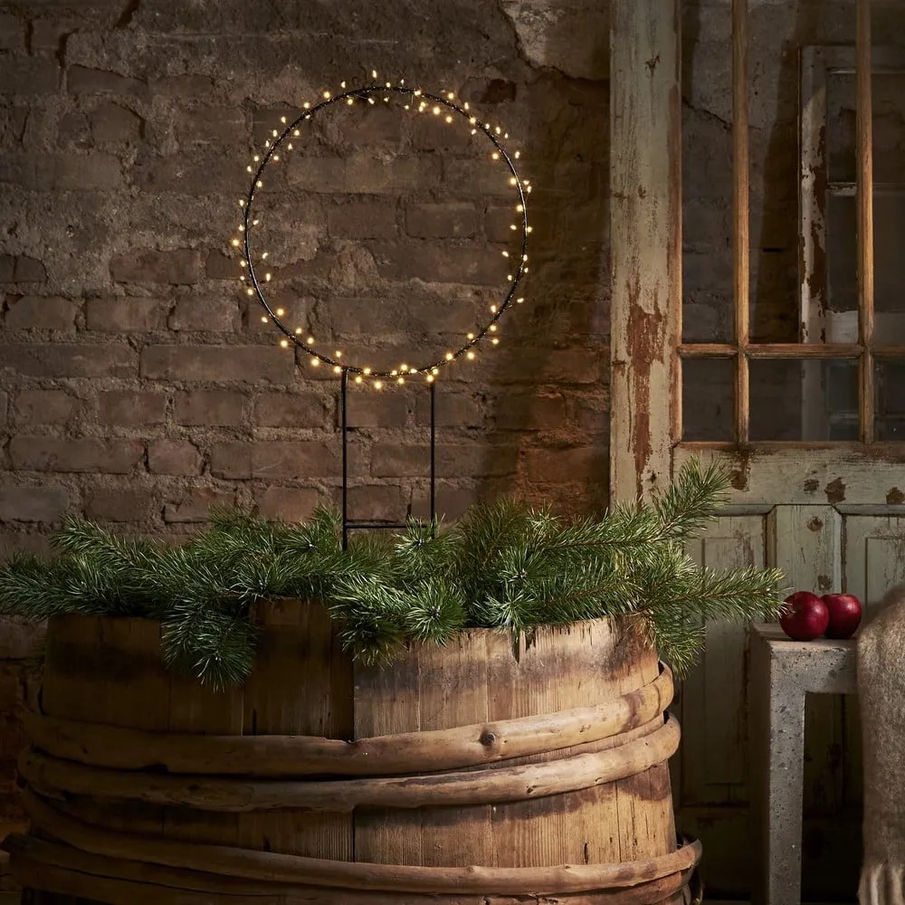 Decorațiune luminoasă neagră Barlumi – Star Trading