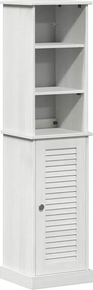 vidaXL Set de mobilier pentru baie cu raft VIGO 2 pcs Alb și Alb Antic