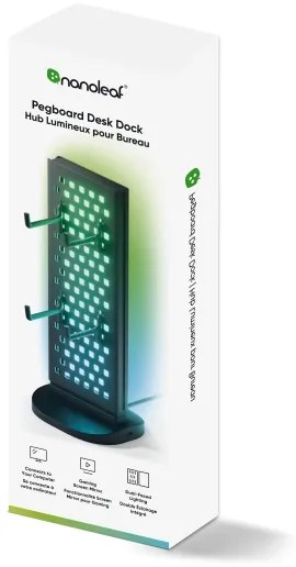 Stație LED RGBIC dimabilă de încărcare de masă Nanoleaf N7602K00-1LB 2700-6500K 5V negru