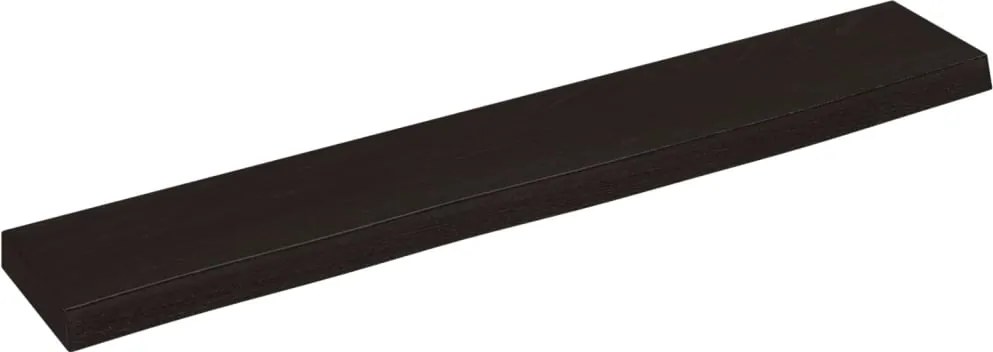 vidaXL Raft de perete maro închis 60x10x2 cm lemn masiv stejar tratat