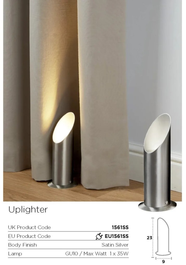 Lampa de masa moderna design minimalist Uplighter EU1561SS SRT
