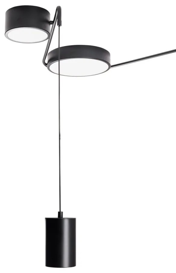 Lustra cu 5 spoturi LED, Negru, Zumaia II
