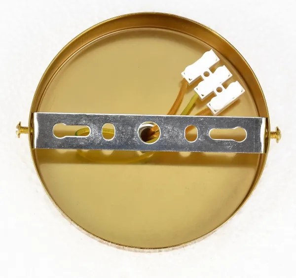 Brilagi - Lustru aplicat ECLIPSE, 5 x E14, 10 W, 230 V, Ø 38 cm, negru/auriu