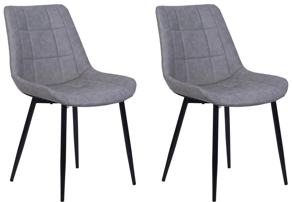 Set 2 buc. scaune pentru sufragerie Morose (gri). 1009937