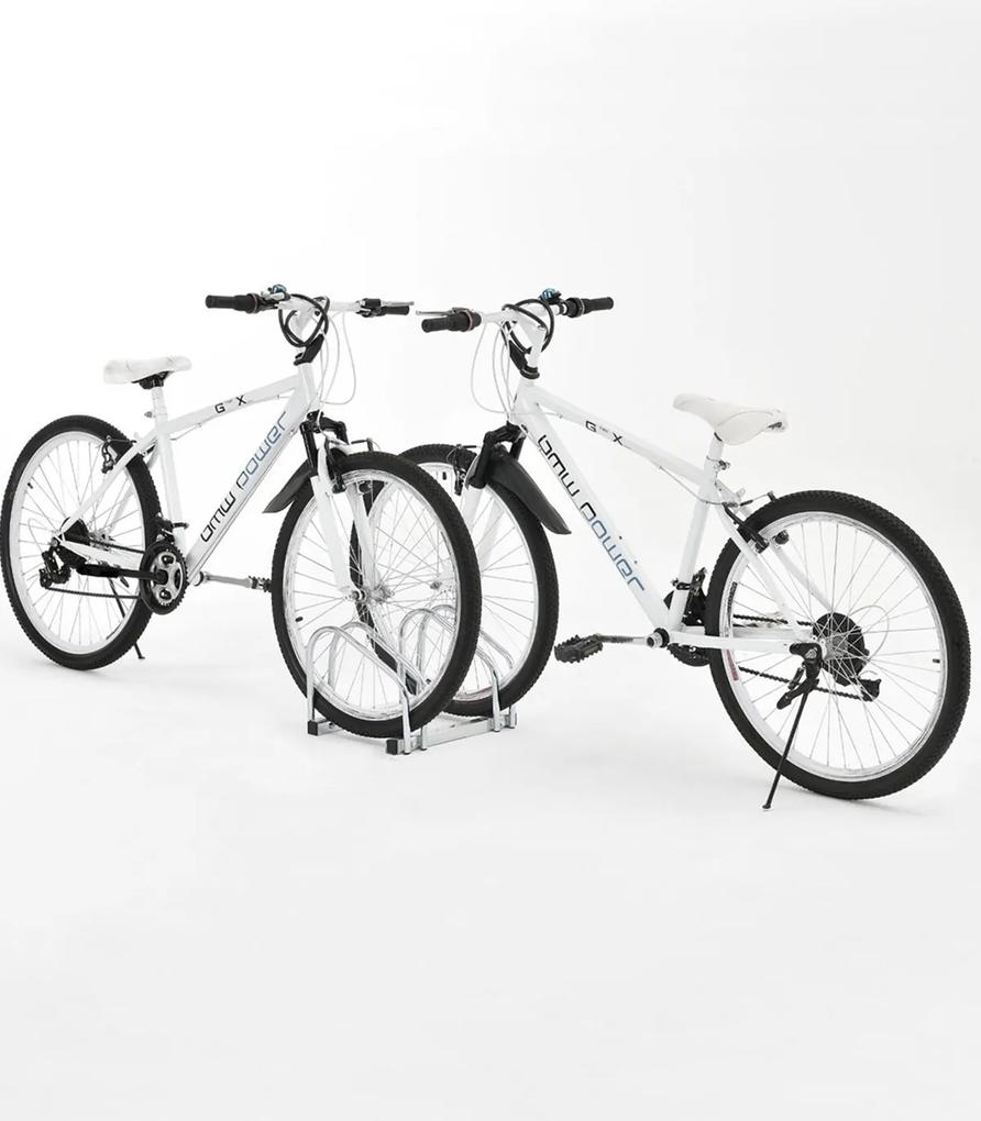 Rastel pentru 2 biciclete 40 x 33 x  26 cm metal