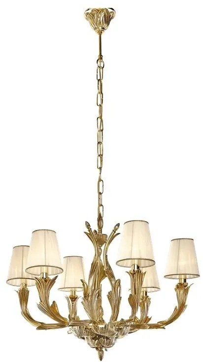 Candelabru 6 brate LUX realizata manual Sibilla