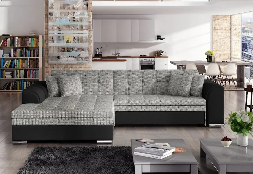 Supermobel Colțar extensibil SORENTO, 294x80x196, inari23/soft33, dreapta