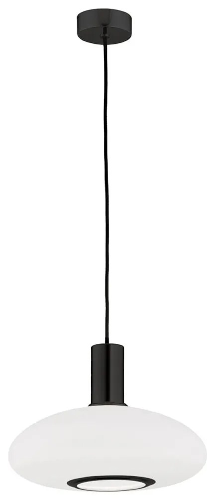 Lustra / Pendul design modern SAGUNTO 30cm, negru