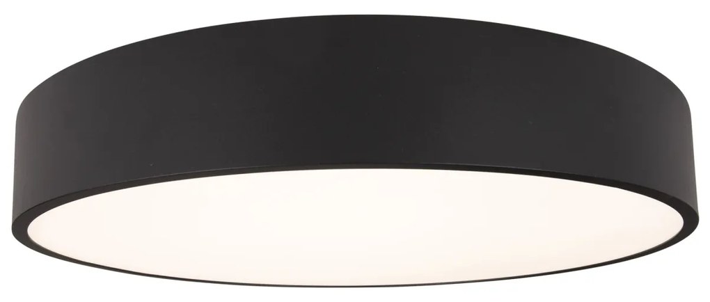 Plafoniera LED dimabil design modern IP54 ROUNDY negru C0214 MX