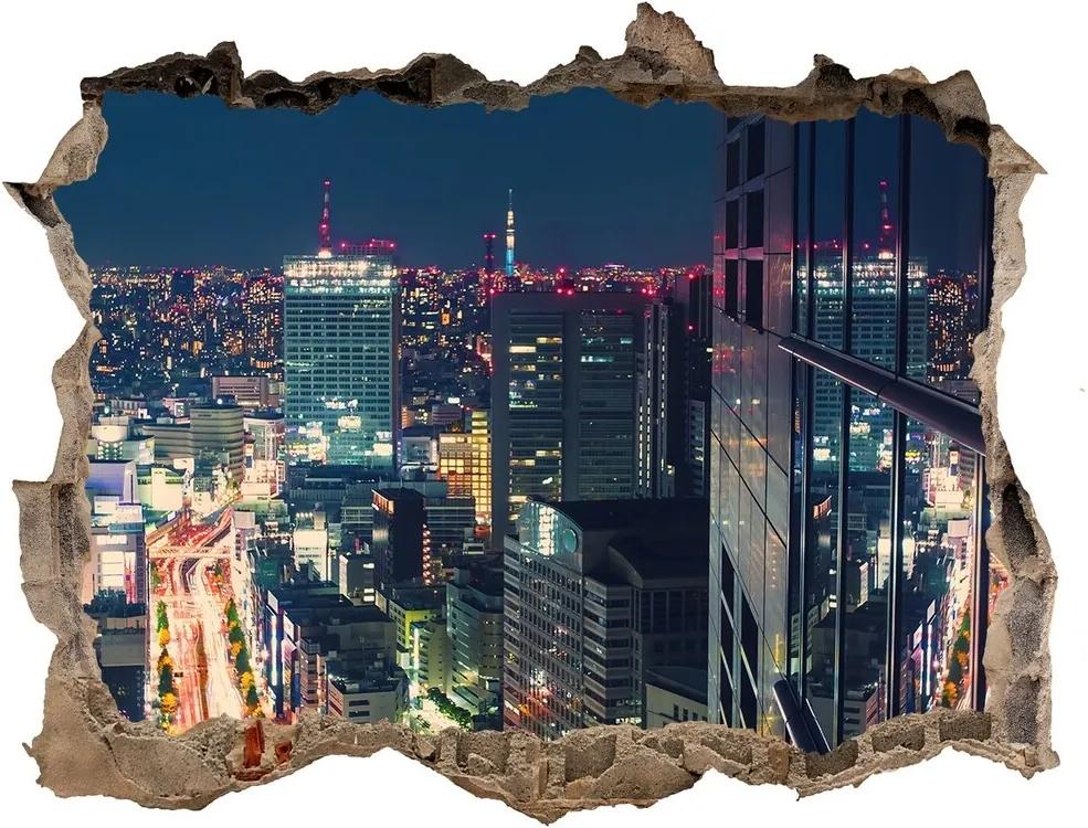 Autocolant gaură 3D Tokyo japonia