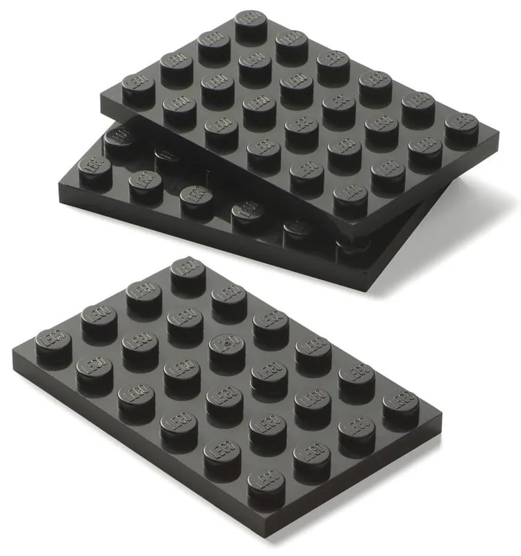 Organizator de depozitare cu 3 sertare LEGO®, gri