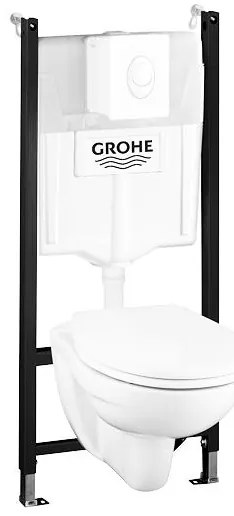 GROHE 39116000 - Set 4 în 1 SOLIDO COMPACT 1,13 m, alb rezistent