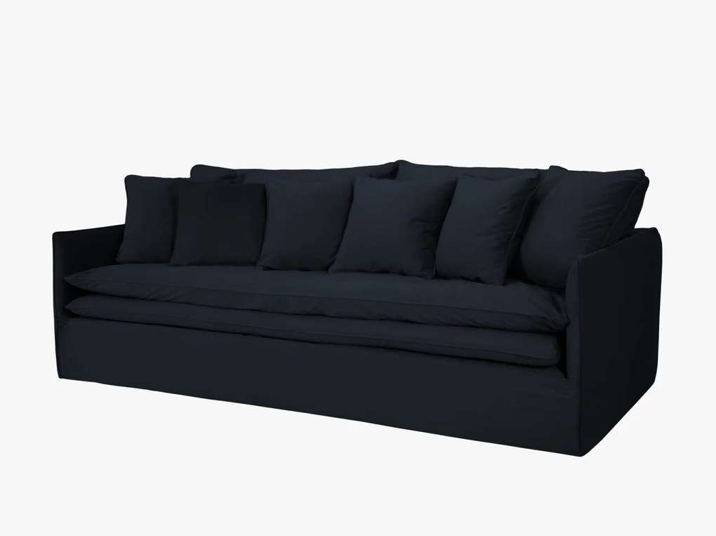 Canapea Boho catifea cu husa detasabila L223 cm