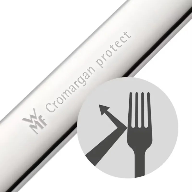 Set tacamuri WMF Premiere, 30 piese, Cromargan Protect, Rezistent la acid si coroziune, Otel inoxidabil 18/10, Argintiu
