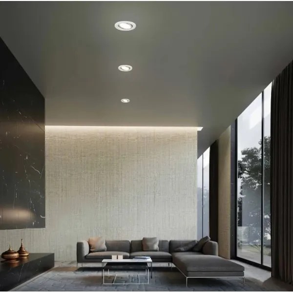 SET 3x corp de iluminat LED pentru baie 1xGU10/3W/230V IP23 argintiu Briloner 7221-039