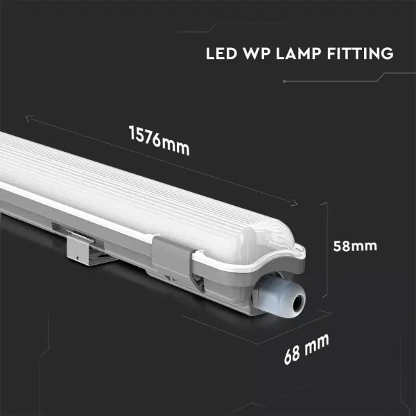 LED corp tehnic tubular 22W 230V 6400K 150cm IP65