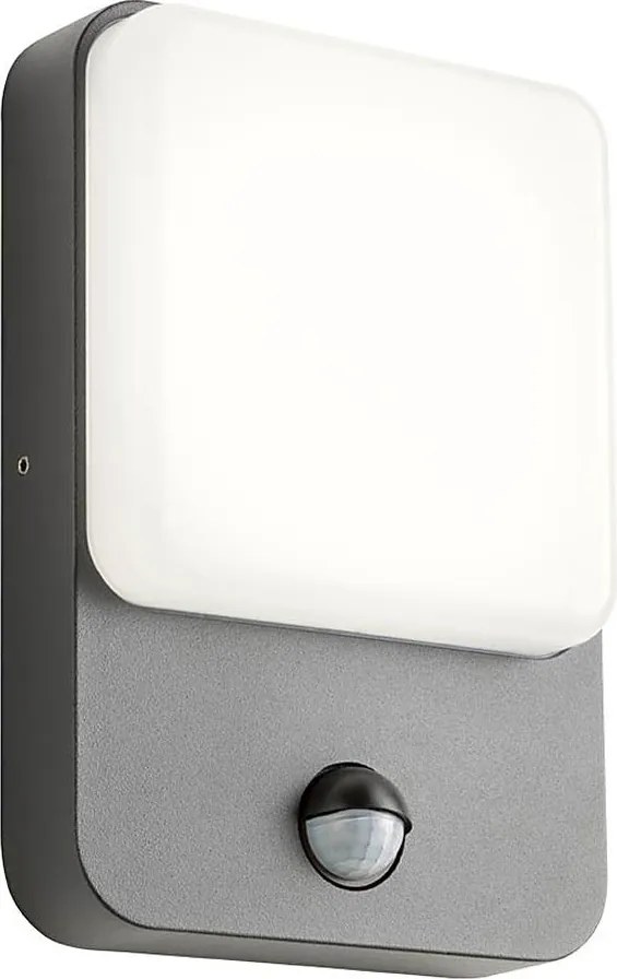 Redo 90133 - Aplica LED de exterior COLIN pentru perete, cu senzor, 9W, 230V, IP54