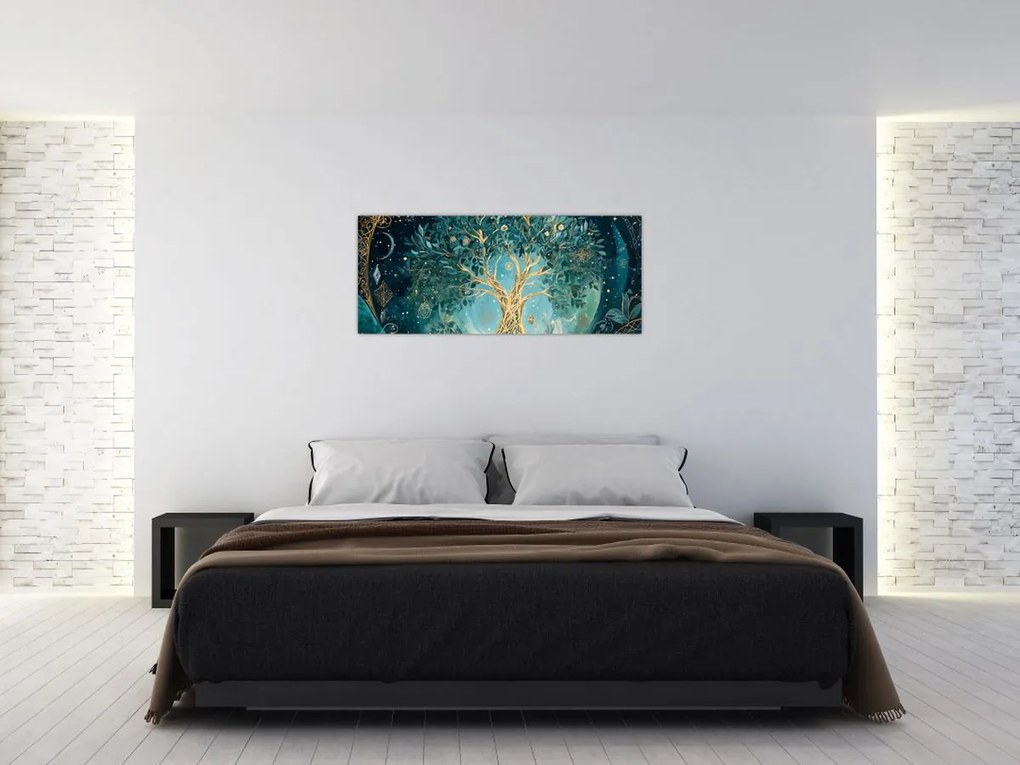 Tablou – Arborele vieții în univers (120x50 cm)