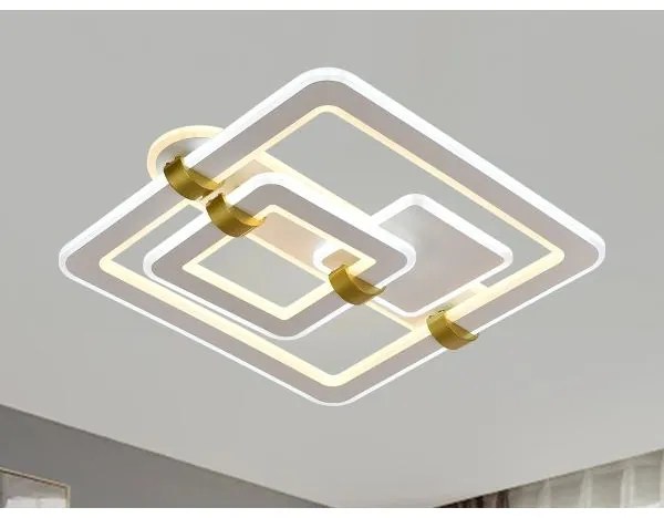 Lampă LED de tavan reglabilă, 140 W, 230 V, 3000-6500 K, cu telecomandă