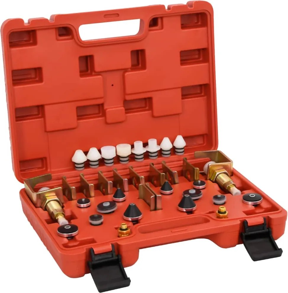 vidaXL Set detector de scurgeri pentru aer condiționat roșu 36x27x9 cm