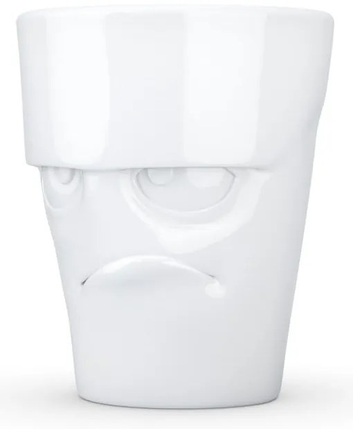 Cană din porțelan cu farfurie, nervos 58products, alb