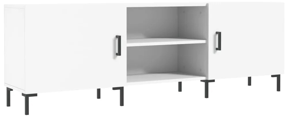 829100 vidaXL Comodă TV, alb, 150x30x50 cm, lemn compozit