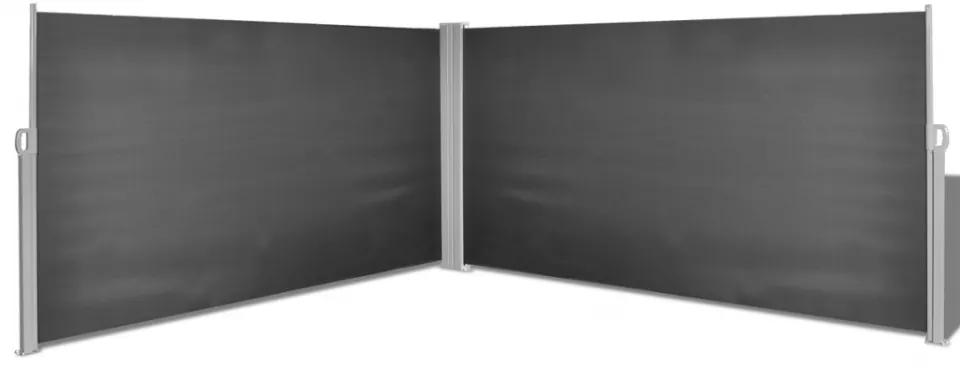 Copertina laterala retractabila, 160 x 600 cm, negru