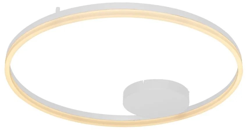 Lustra LED aplicata design modern geometric HALO 80 WH