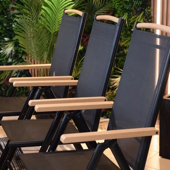 Scaun de grădină pliabil metalic Izzy