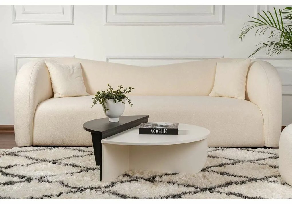 Măsuță de cafea Orion White and Black