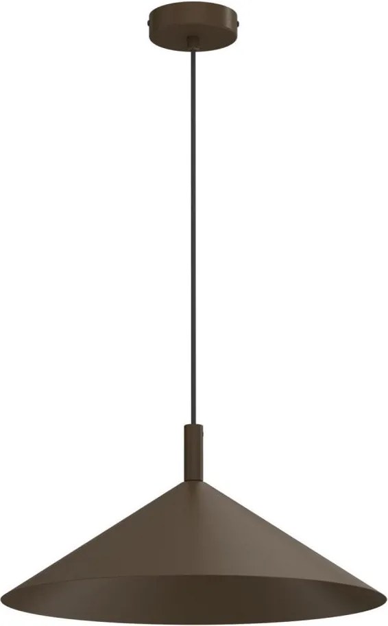 Pendul pe cablu ANEGA 1xGX53/15W/230V Ø 40 cm maro