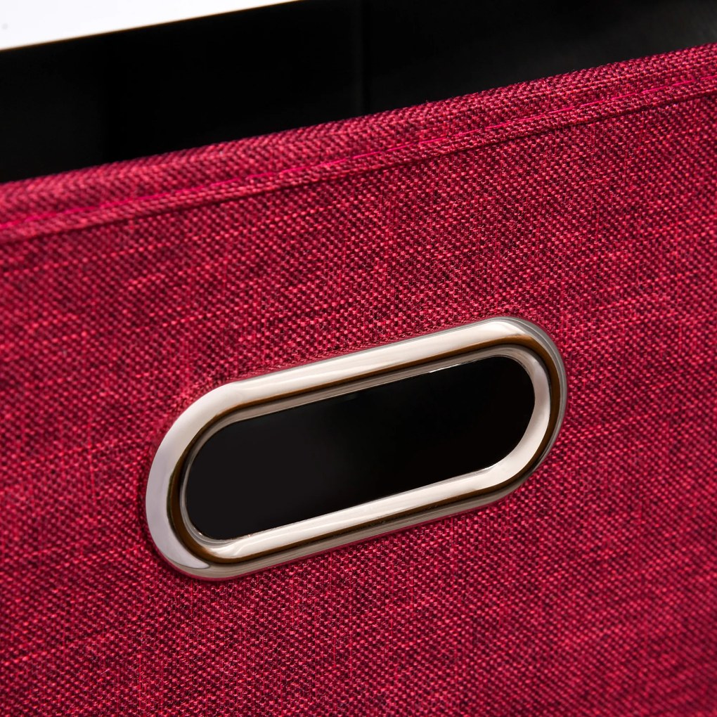 HOMCOM Mobilier de colț pentru depozitare mobilier pentru copii unitate de depozitare 9 nișe 3 sertare din material netesut MDF alb | Aosom Romania