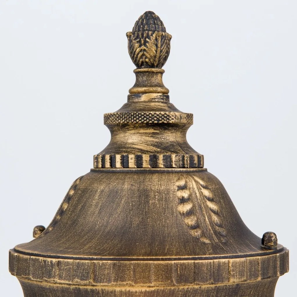 Stalp iluminat exterior IP23 H51cm August AL 11-1121/1 Patina OR