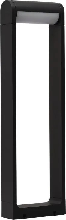 Stalp exterior LED modern IP65 FRAME 60 4000K BK