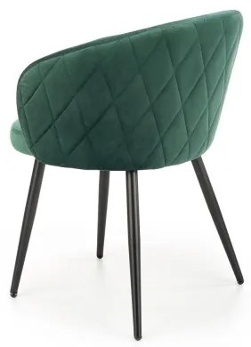 Scaun de masă CALMURE, verde închis