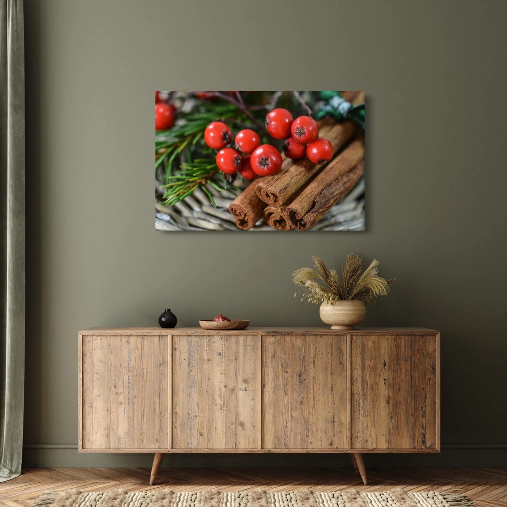 Tablou cu rowan și scorțișoară (90x60 cm)