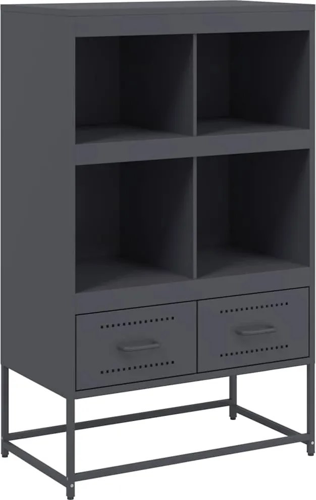 vidaXL Dulap înalt, antracit, 68x39x111,5 cm, oțel