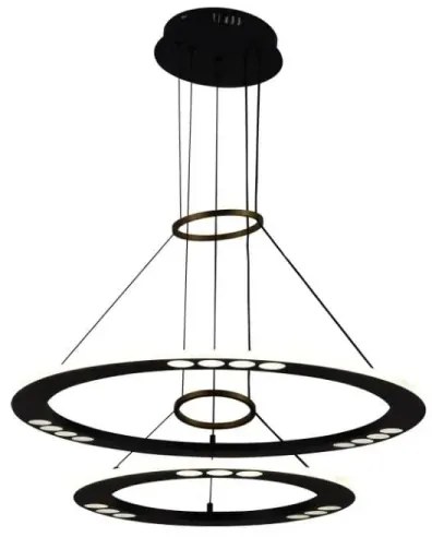 Lustră LED dimabilă pe cablu LED/65W/230V 3000-6500K + telecomandă