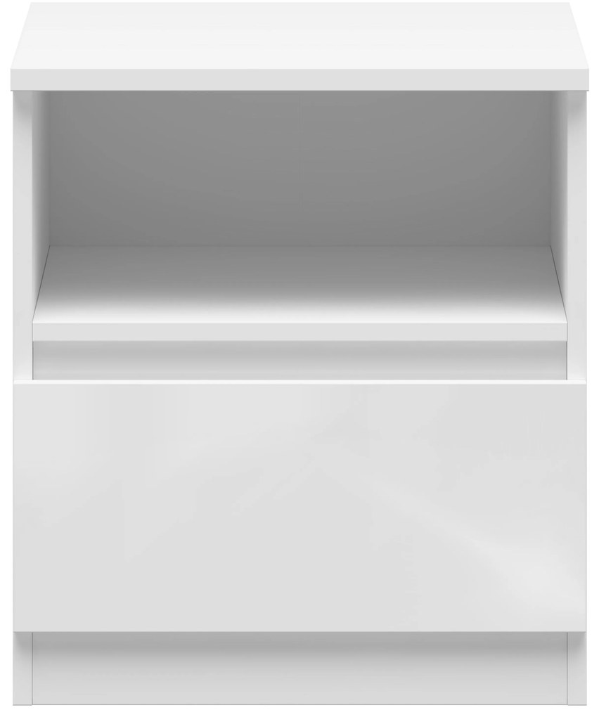 Noptieră Tetrix 1 (alb lucios). 1098537