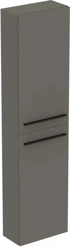 Dulap inalt suspendat Ideal Standard i.life S finisaj gri 40 cm 2 usi
