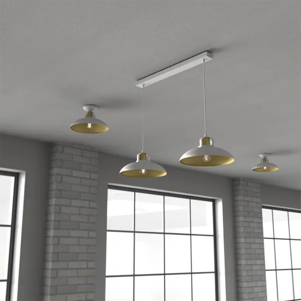 Lustră pe cablu Brilagi FLAMENGO 2xE27/60W/230V alb