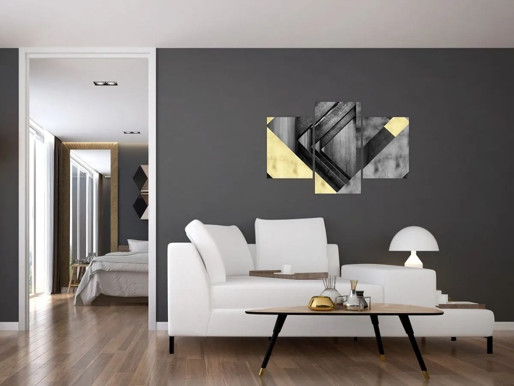 Tablou - Textura forme (90x60 cm)