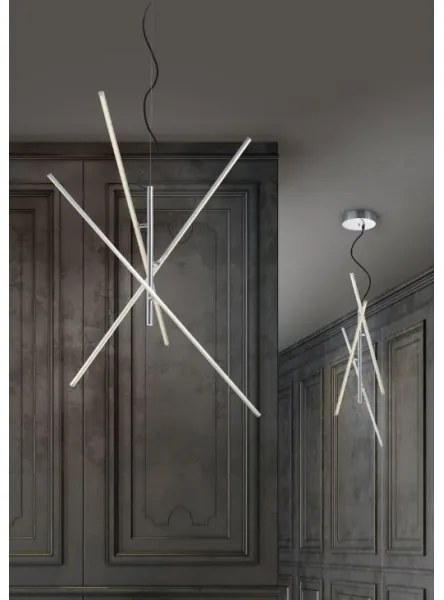 Lustră LED pe cablu dimabilă TIRIAC 3xLED/8,5W/230V Trio