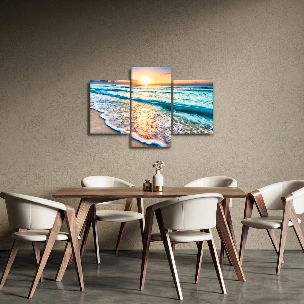 Tablou - Plaja de la mare (90x60 cm)