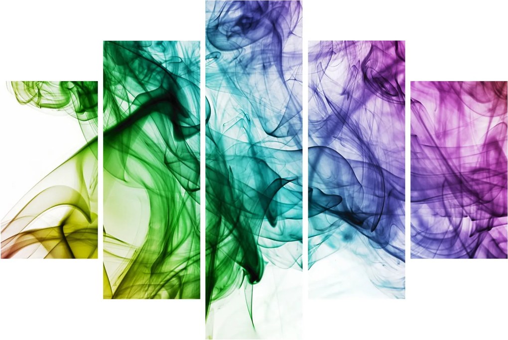 Tablou - fum colorat (150x105 cm)