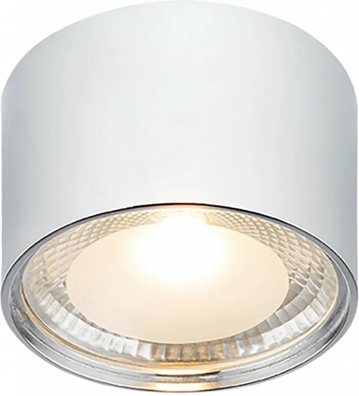 Spot LED Serena sticla/fier, argintiu, 1 bec, diametru 11 cm, 230 V