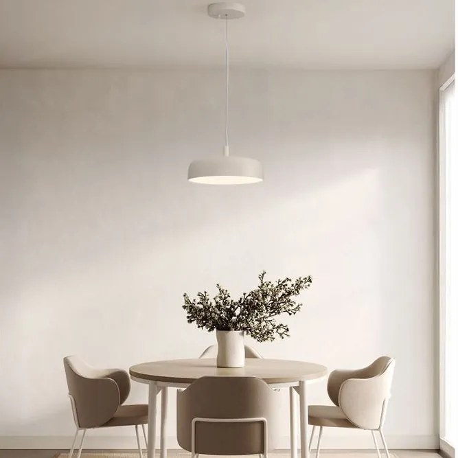 Lustra suspendata LED 2700K NOELIA crem 40cm