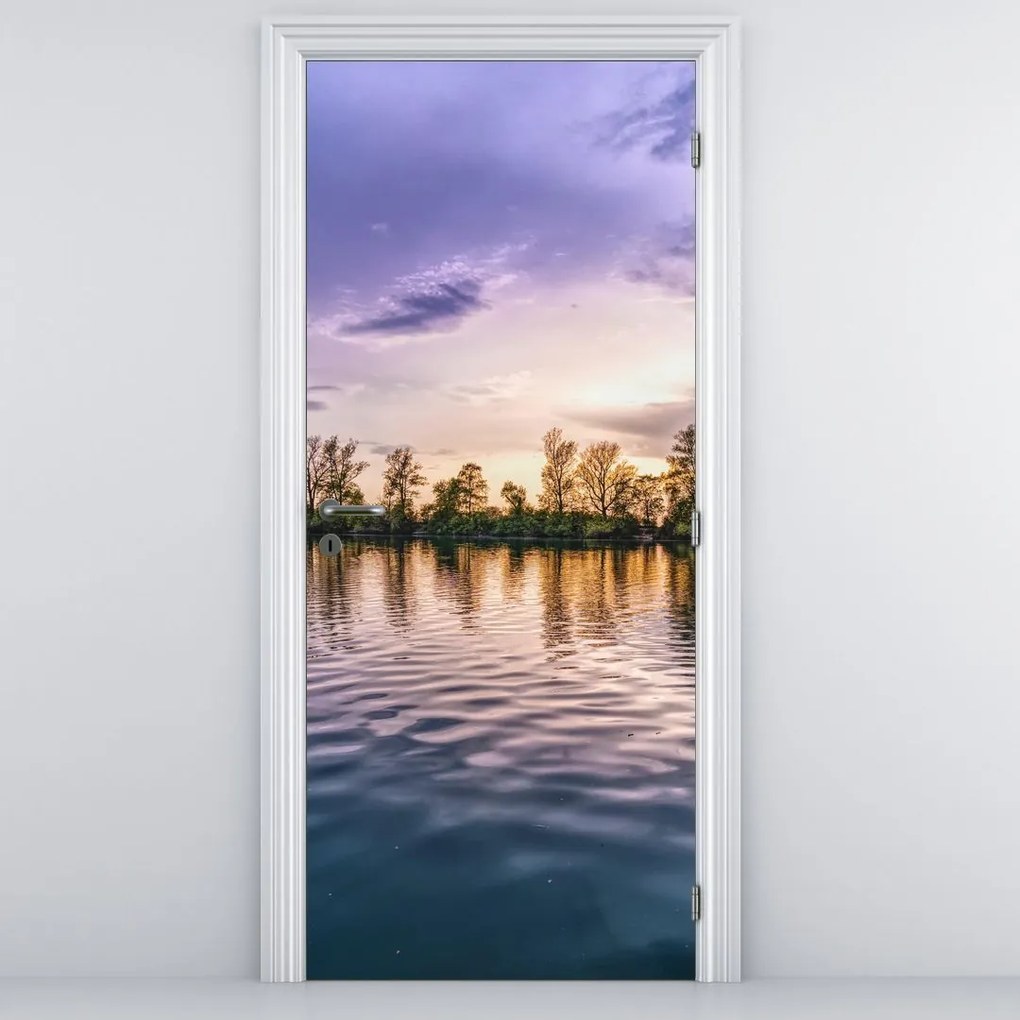 Fototapet pentru ușă - Lac (95x205cm)
