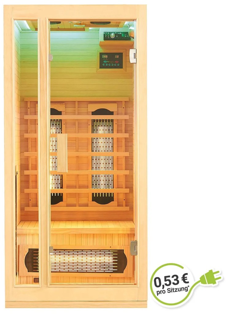 Infračervená sauna Nyborg S90V s plnospektrálnymi žiaričmi