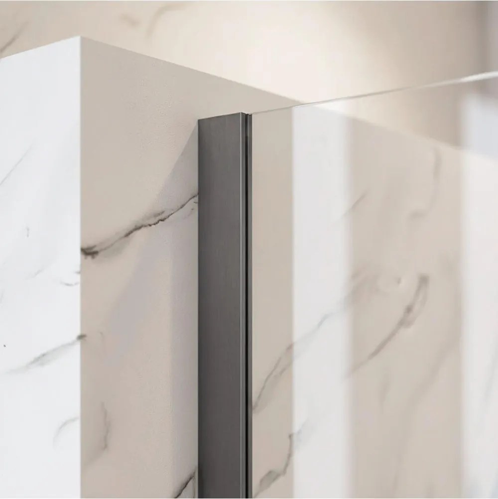 Paravan de dus Rea Flexi Transparent   Titan 100